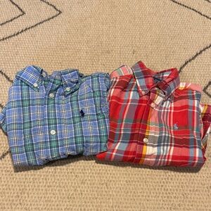 2 Toddler Boys Ralph Lauren Button-down Shirts Size 3T